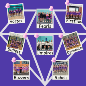 Diamonds Netball Club Wigan teams and umpires